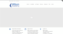 Desktop Screenshot of milburnacademy.org